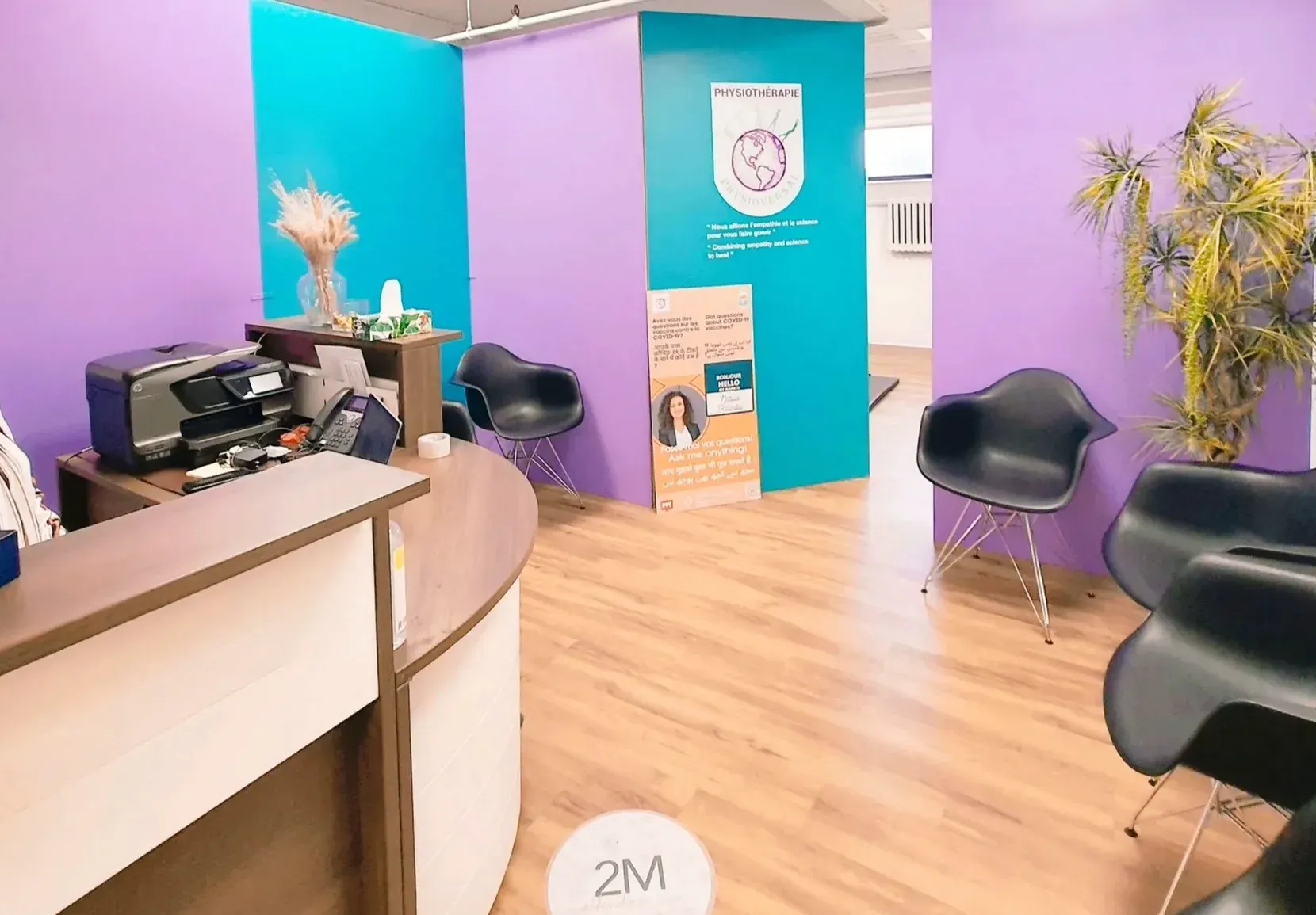Accueil de la clinique Physioversal
